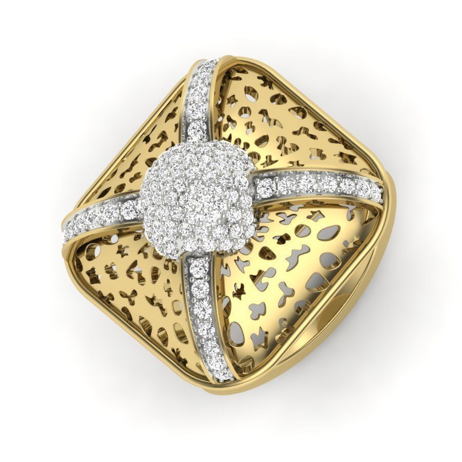 525 ladies women ring 3dm render details bulk collection  3D print model_66