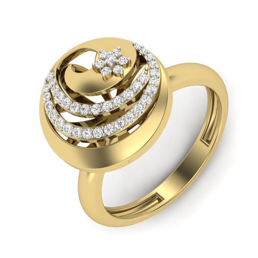 525 ladies women ring 3dm render details bulk collection  3D print model_108