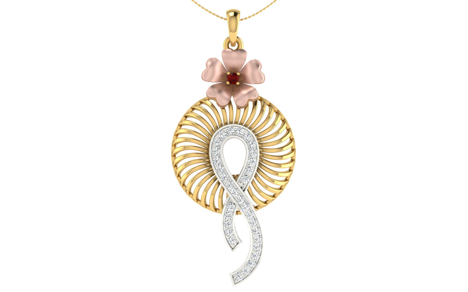 37 women pendant earrings set 3dm stl render detail 3D Model Collection_33