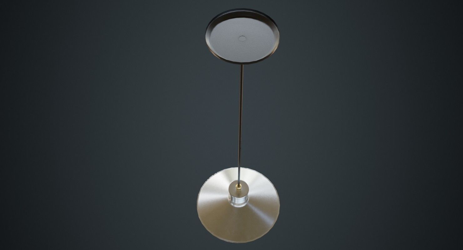 Hanging Lamp 4B Low-poly 3D model_4