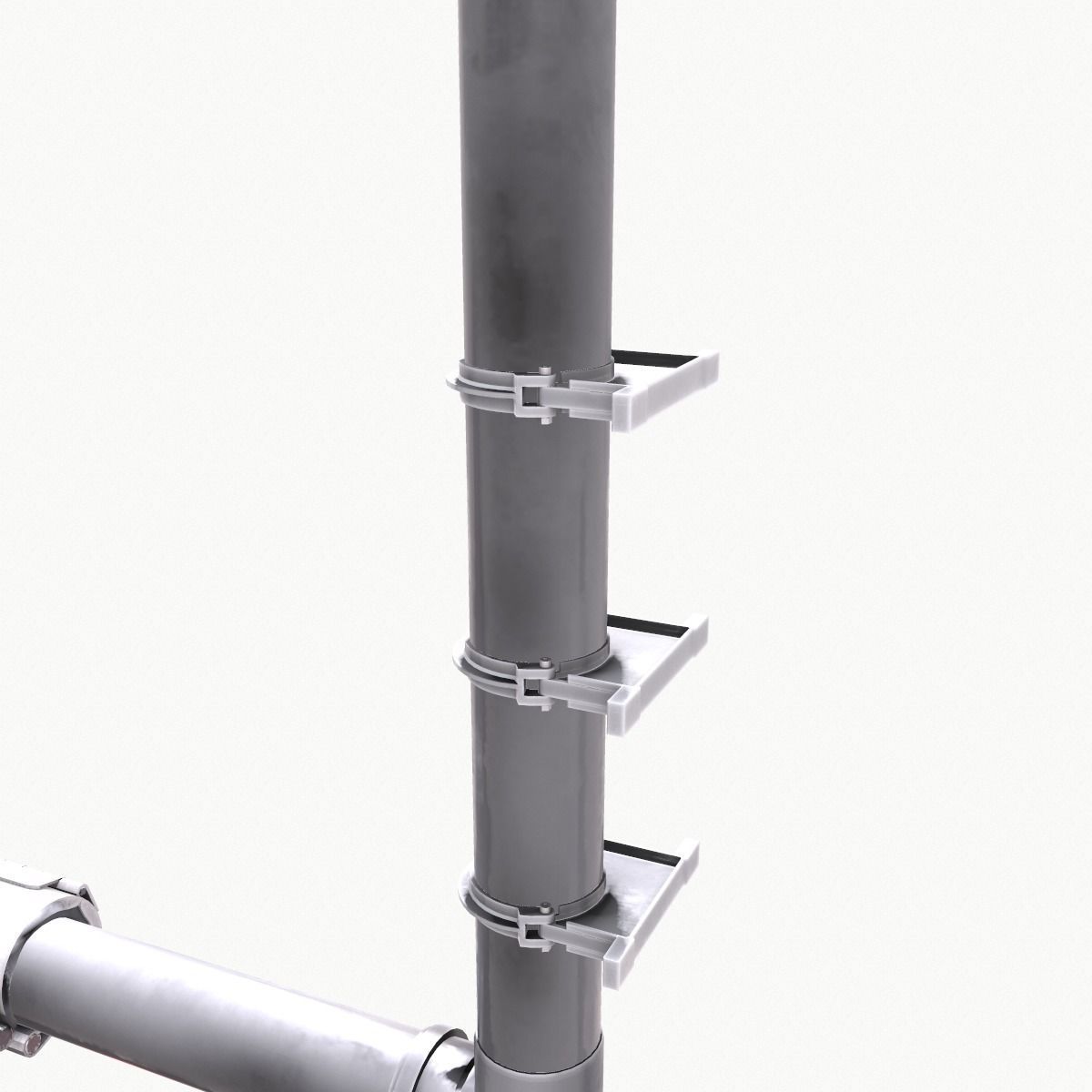 Pipe and Pipe Clamp Pack 3D model_16