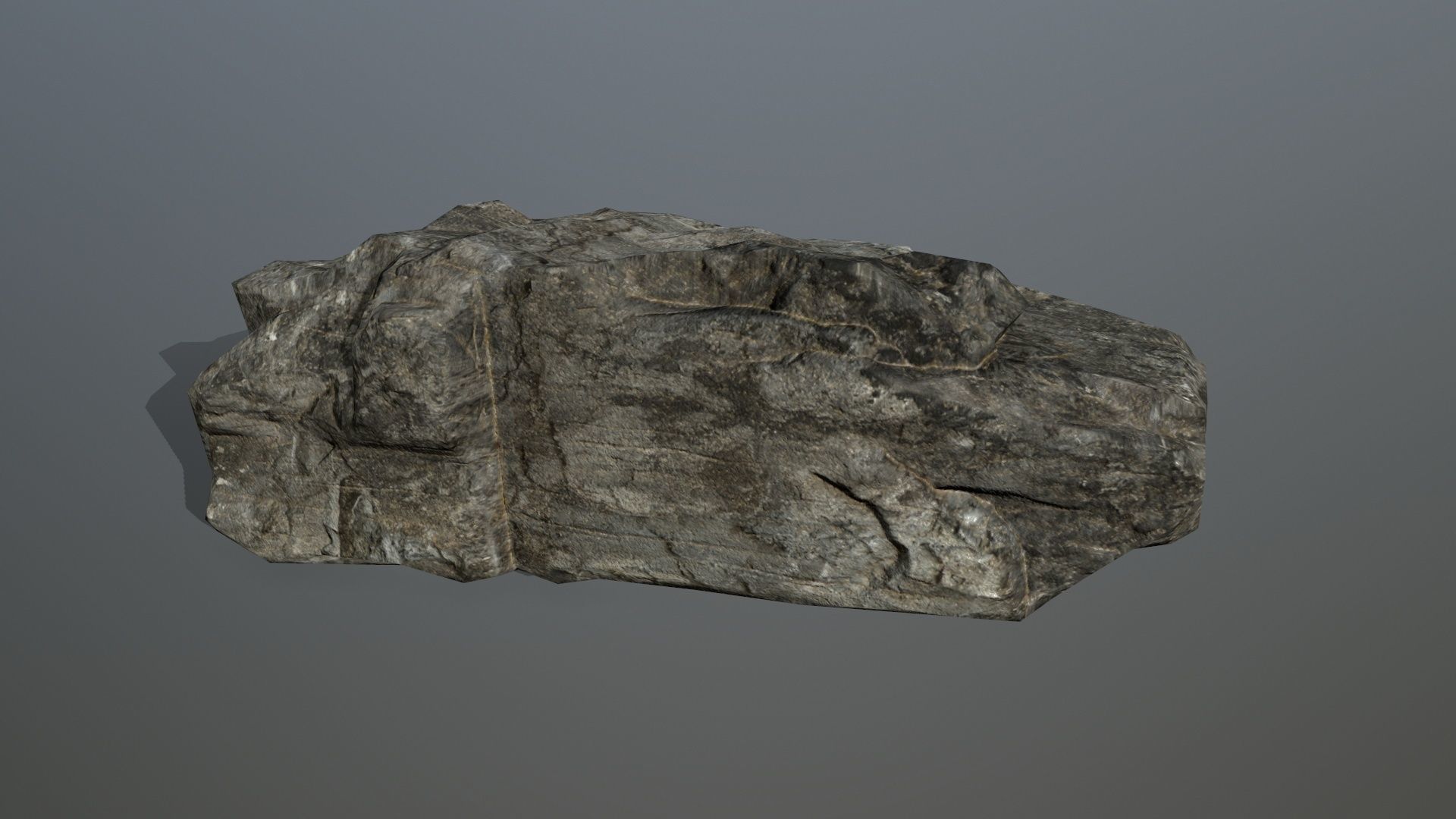 rocks rock Low-poly 3D model_1