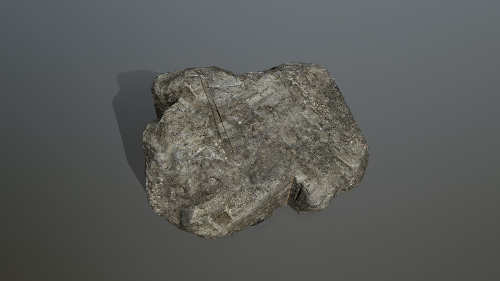 rocks rock Low-poly 3D model_7