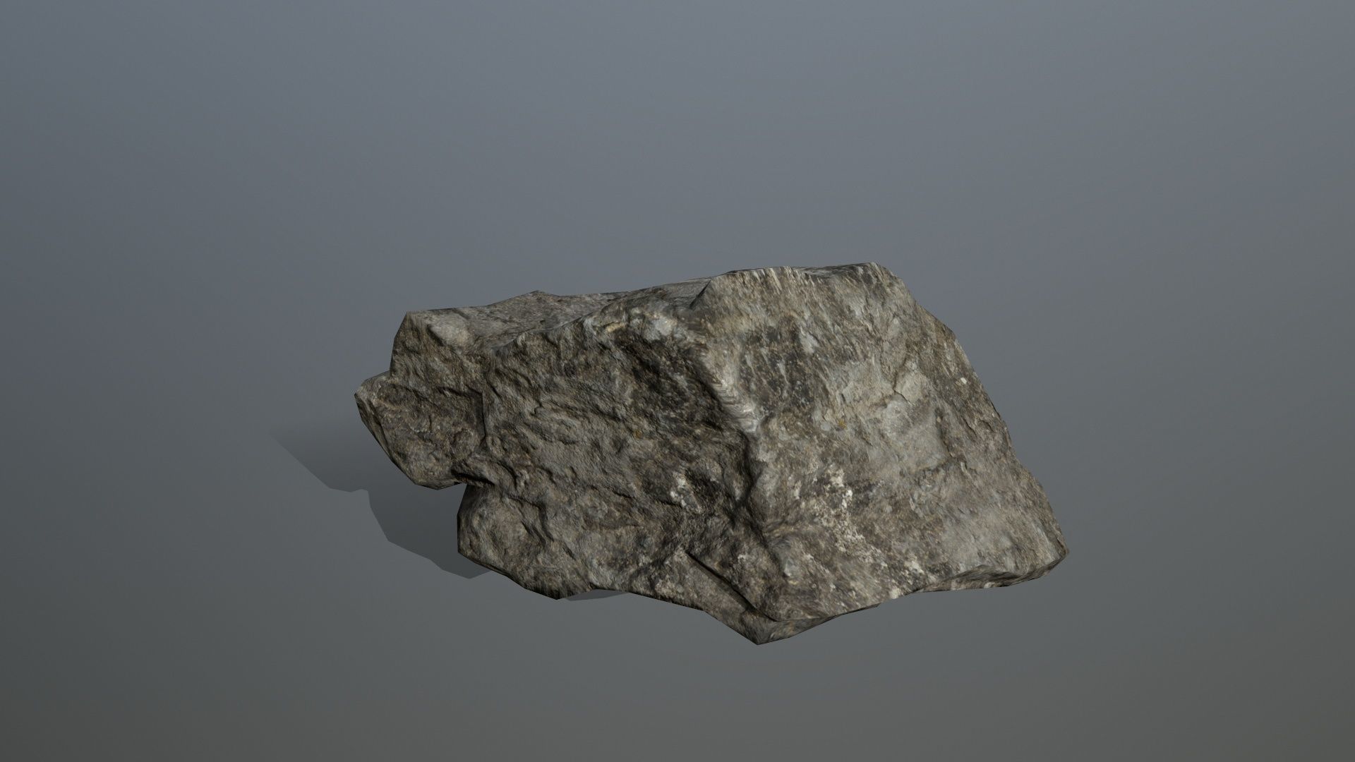 rocks rock Low-poly 3D model_2