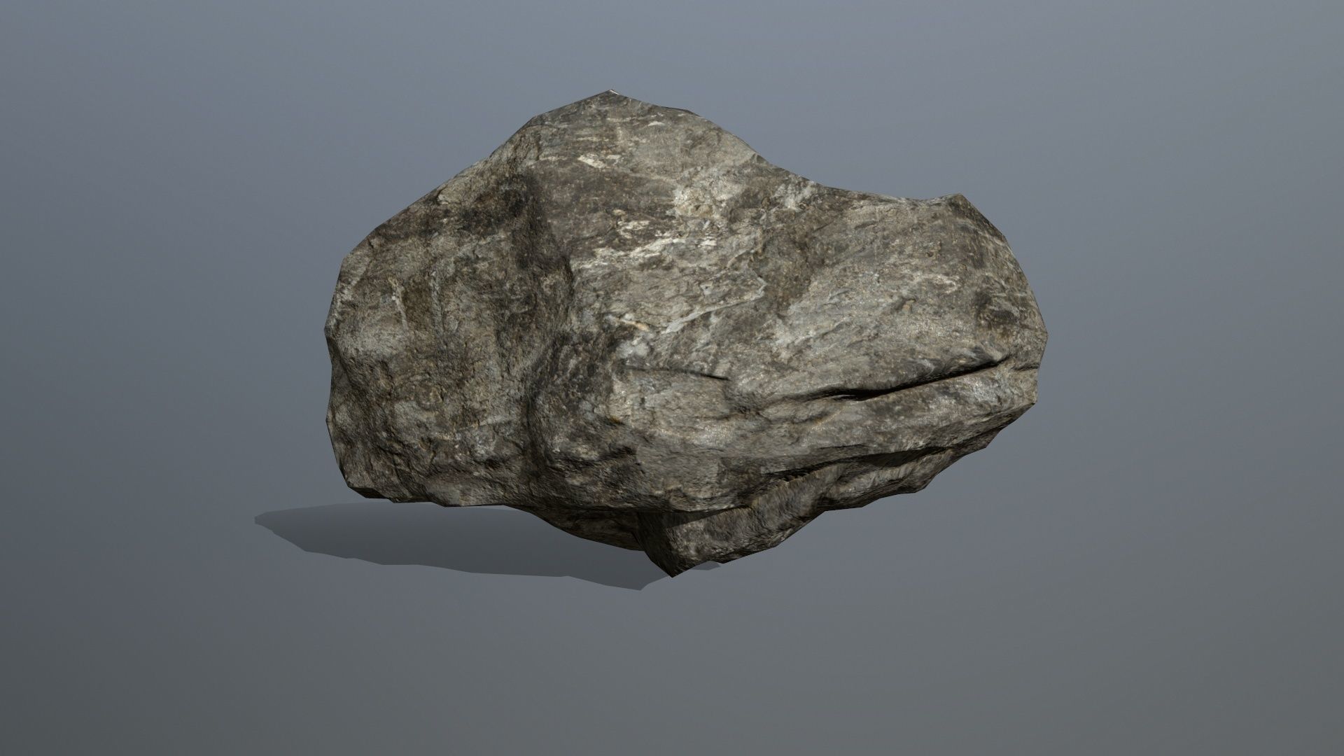 rocks rock Low-poly 3D model_4