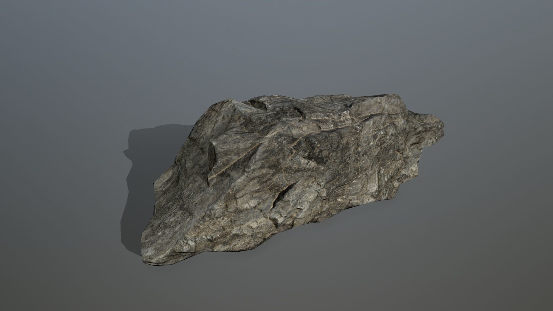 rocks rock Low-poly 3D model_3