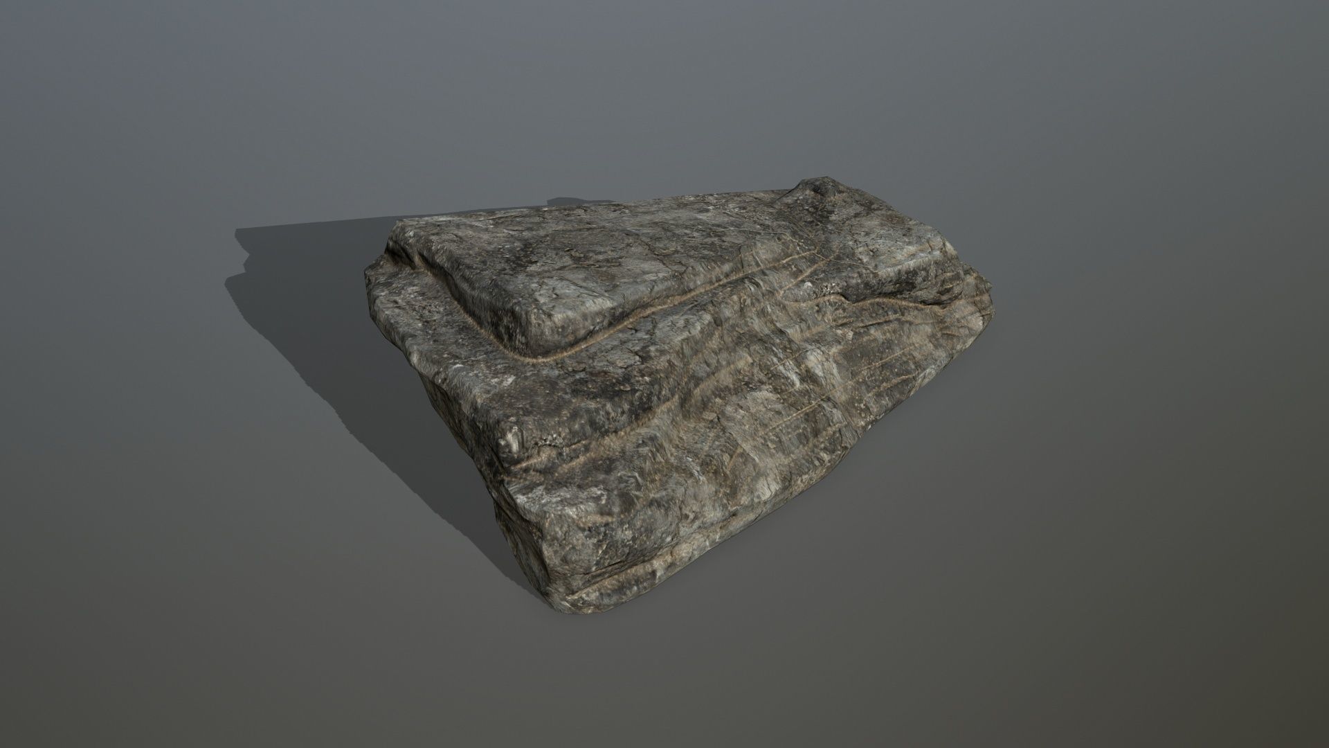 rocks rock Low-poly 3D model_8