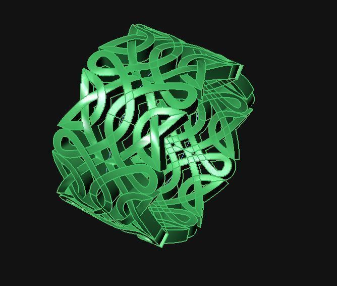 ring with Celtic ornament 3D print model_13