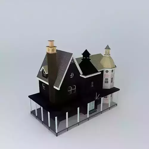 Fantasy Villa with interior detail