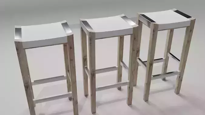 barstool wood plastic 
