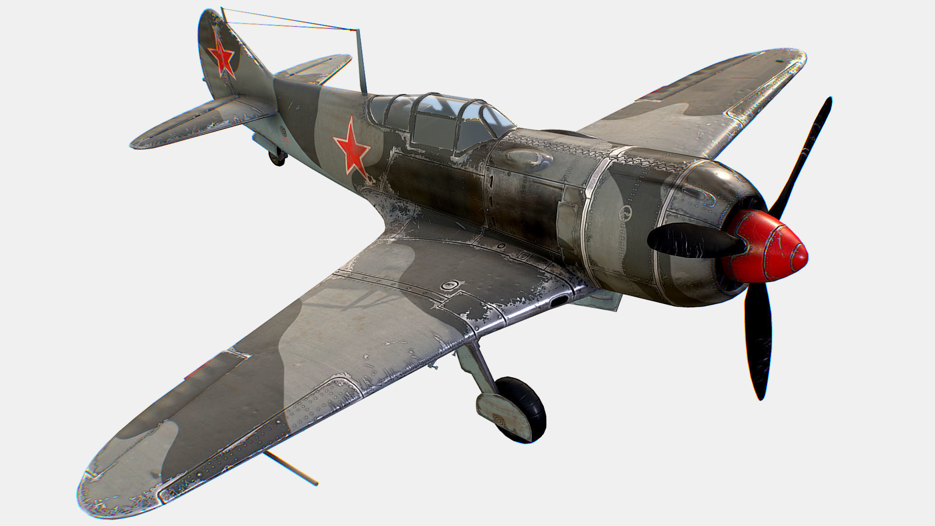 Russian Soviet fighter aircraft Lavochkin La-7