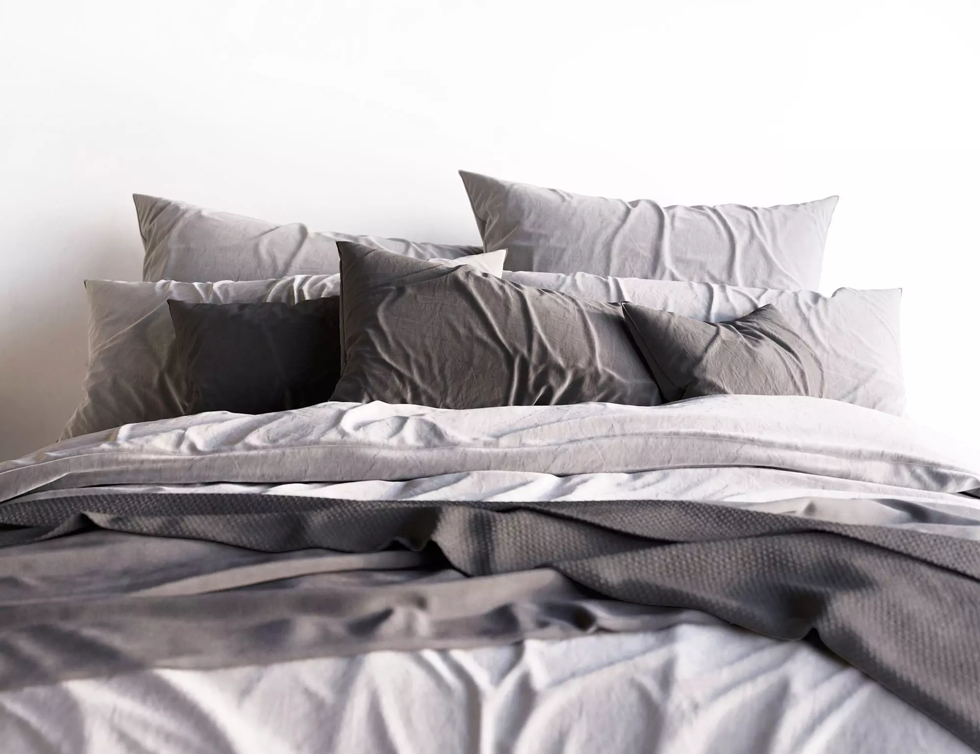 Bed Scandinavian 2 3D model_0