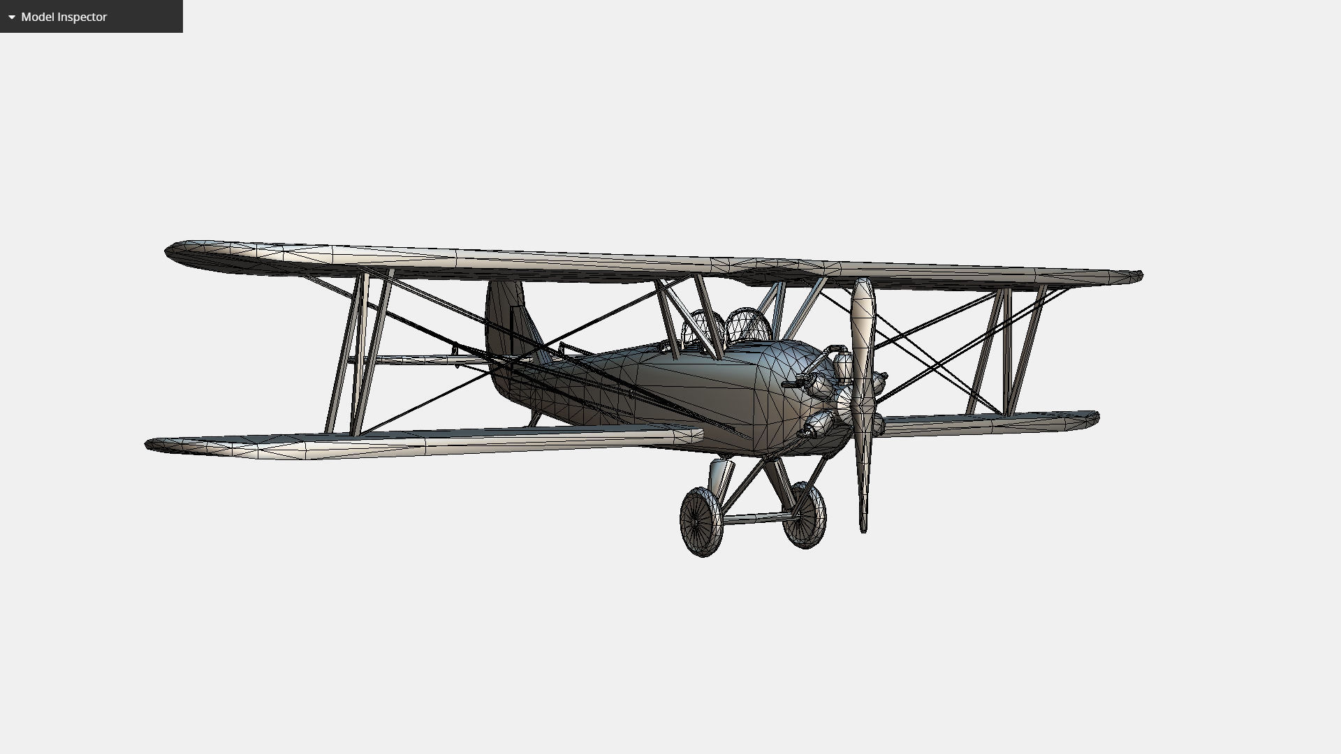 Russian Soviet biplane Polikarpov Po-2 Kukuruznik Low-poly 3D model_17