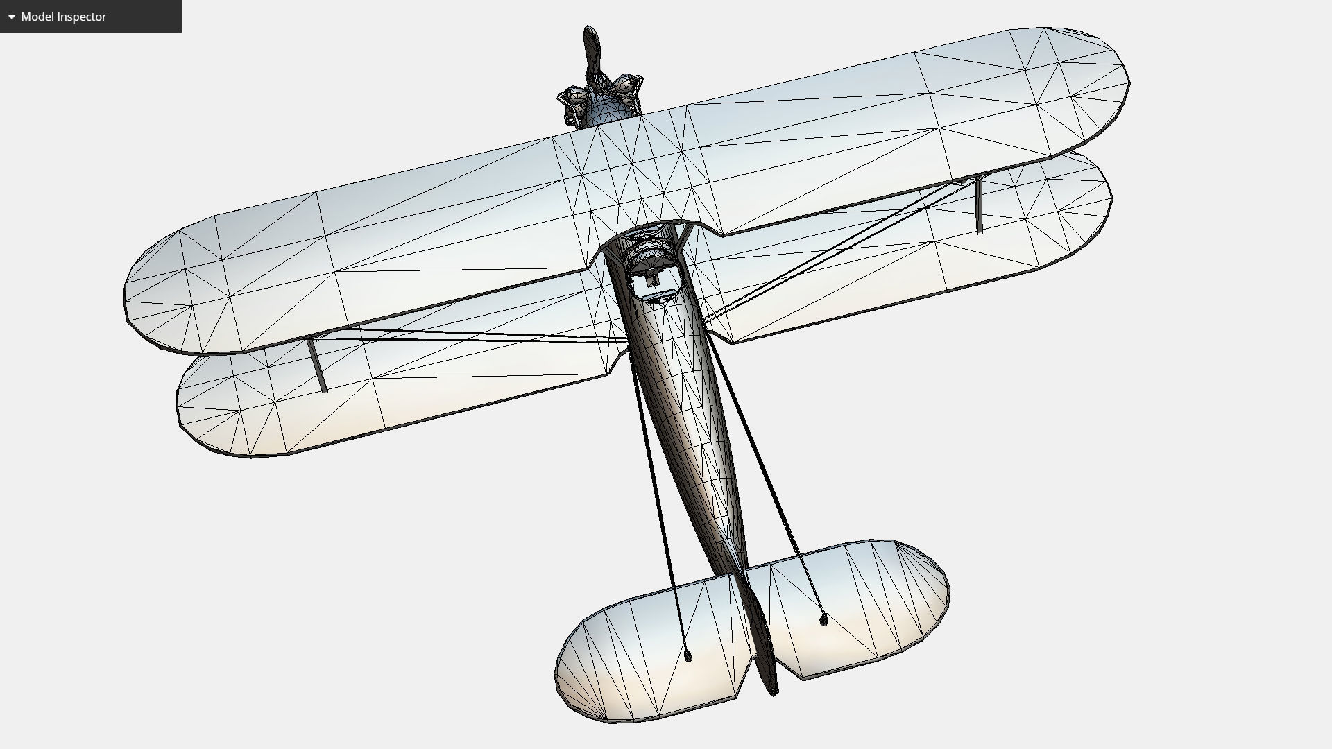 Russian Soviet biplane Polikarpov Po-2 Kukuruznik Low-poly 3D model_18
