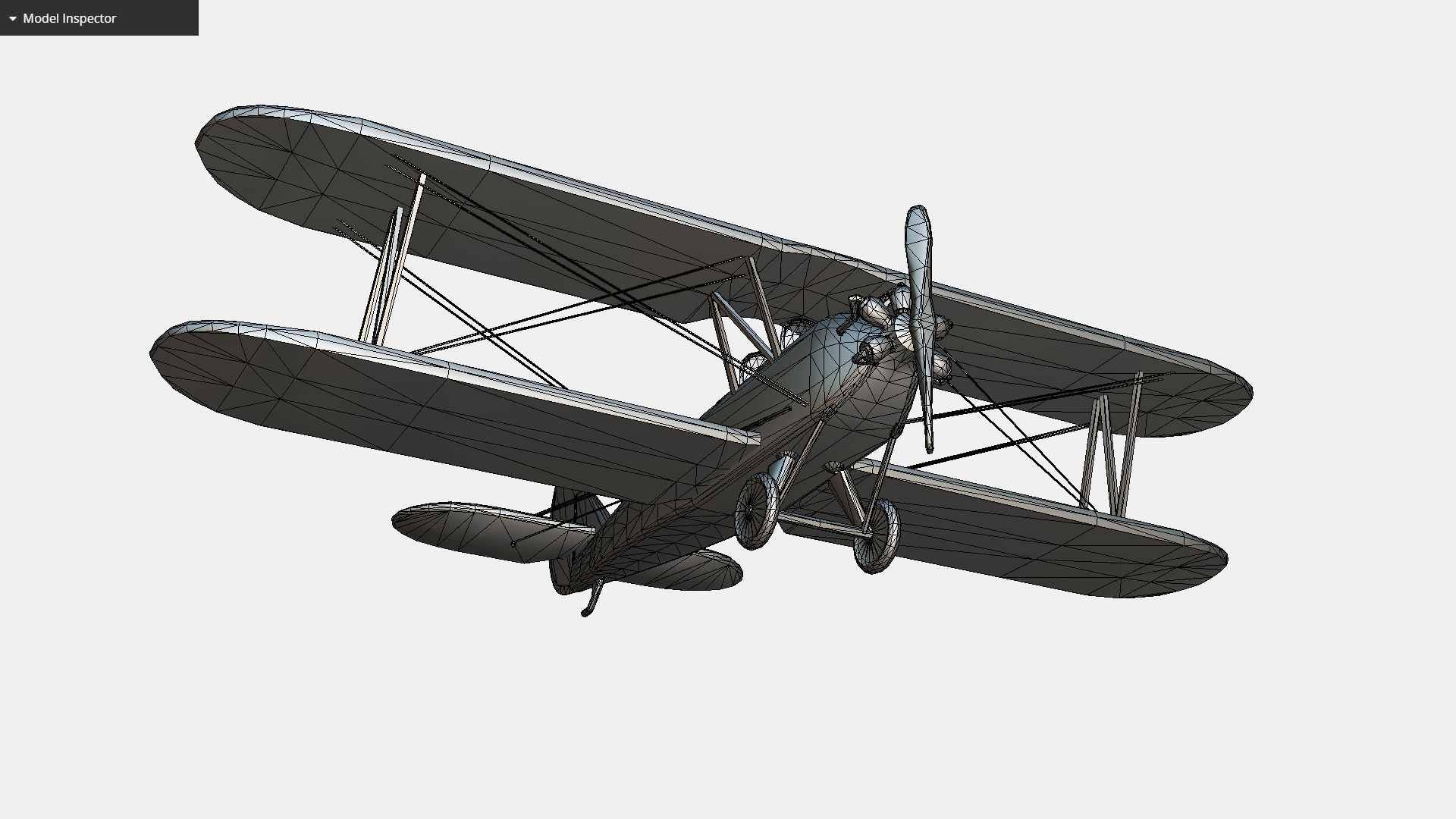 Russian Soviet biplane Polikarpov Po-2 Kukuruznik Low-poly 3D model_16