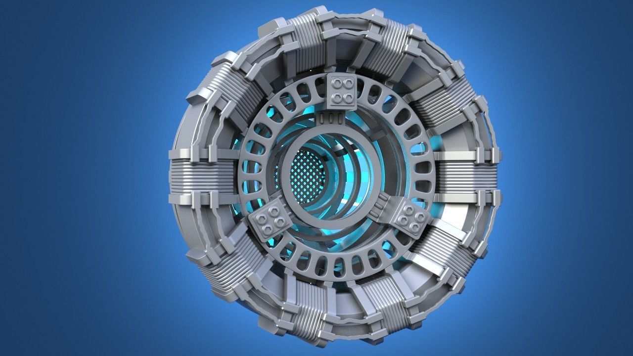 Tony Stark Heart  IronMan Arc Reactor 3D print model_17