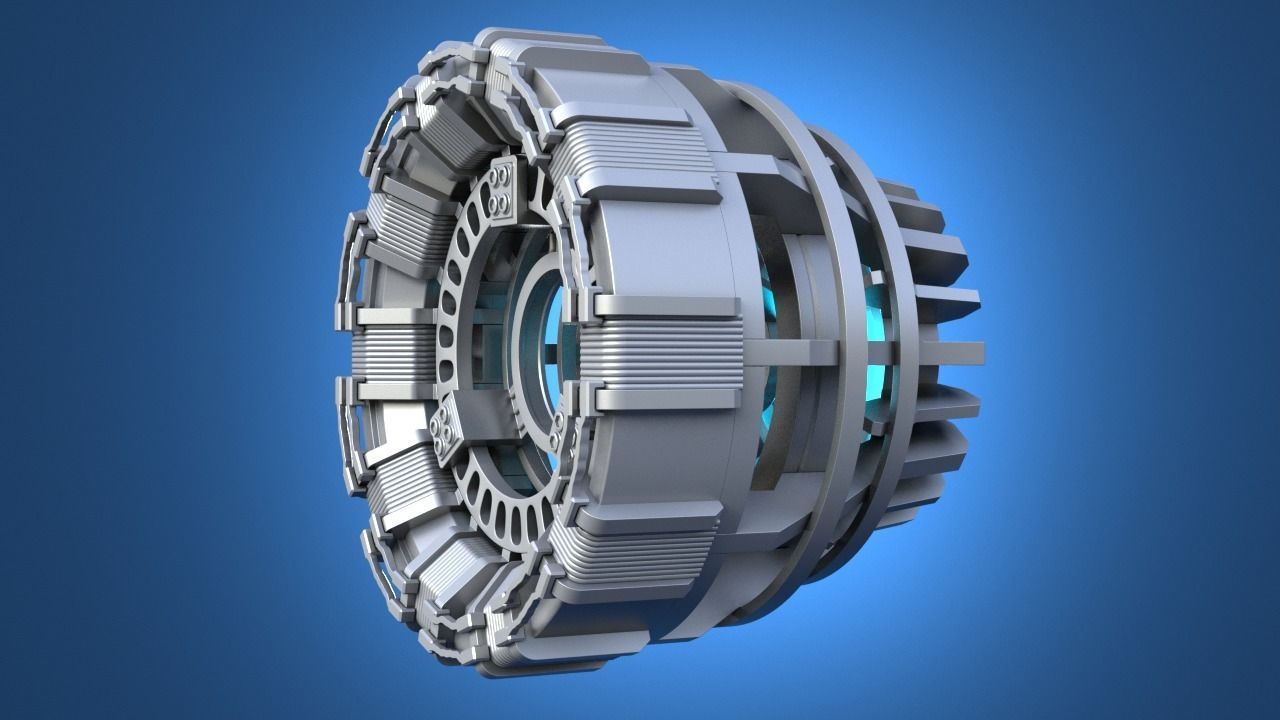 Tony Stark Heart  IronMan Arc Reactor 3D print model_15