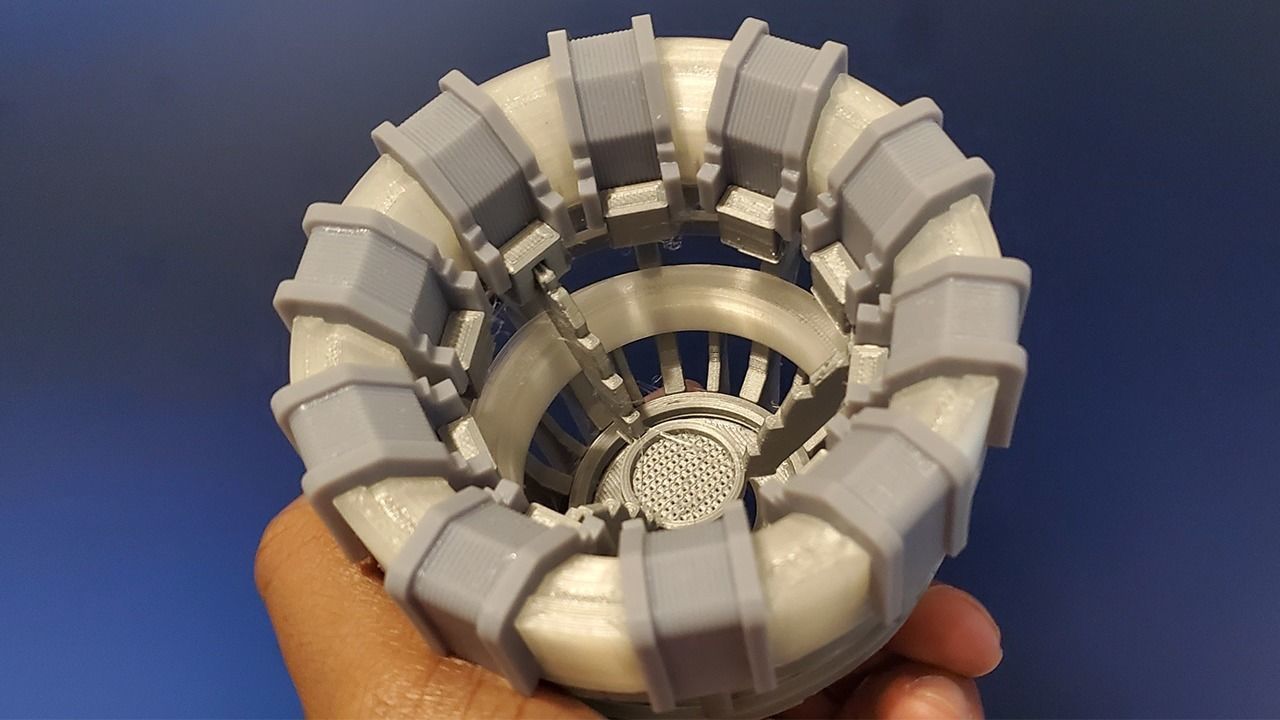 Tony Stark Heart  IronMan Arc Reactor 3D print model_8
