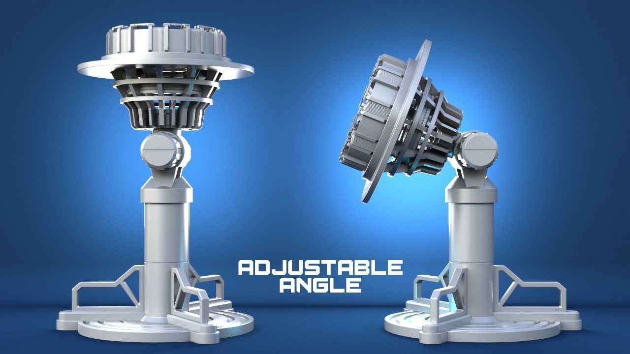 Tony Stark Heart  IronMan Arc Reactor 3D print model_9