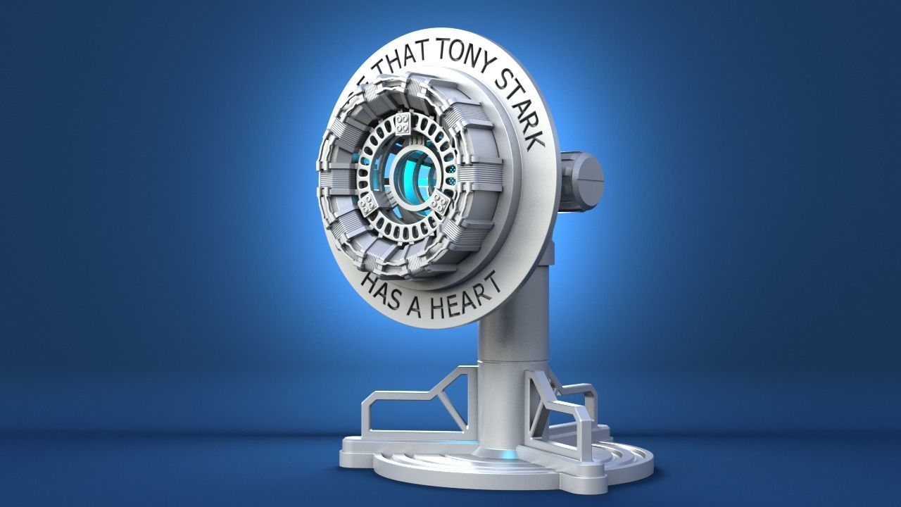 Tony Stark Heart  IronMan Arc Reactor 3D print model_14