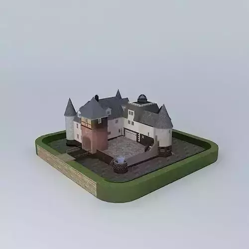 Small chateau Free 3D model
