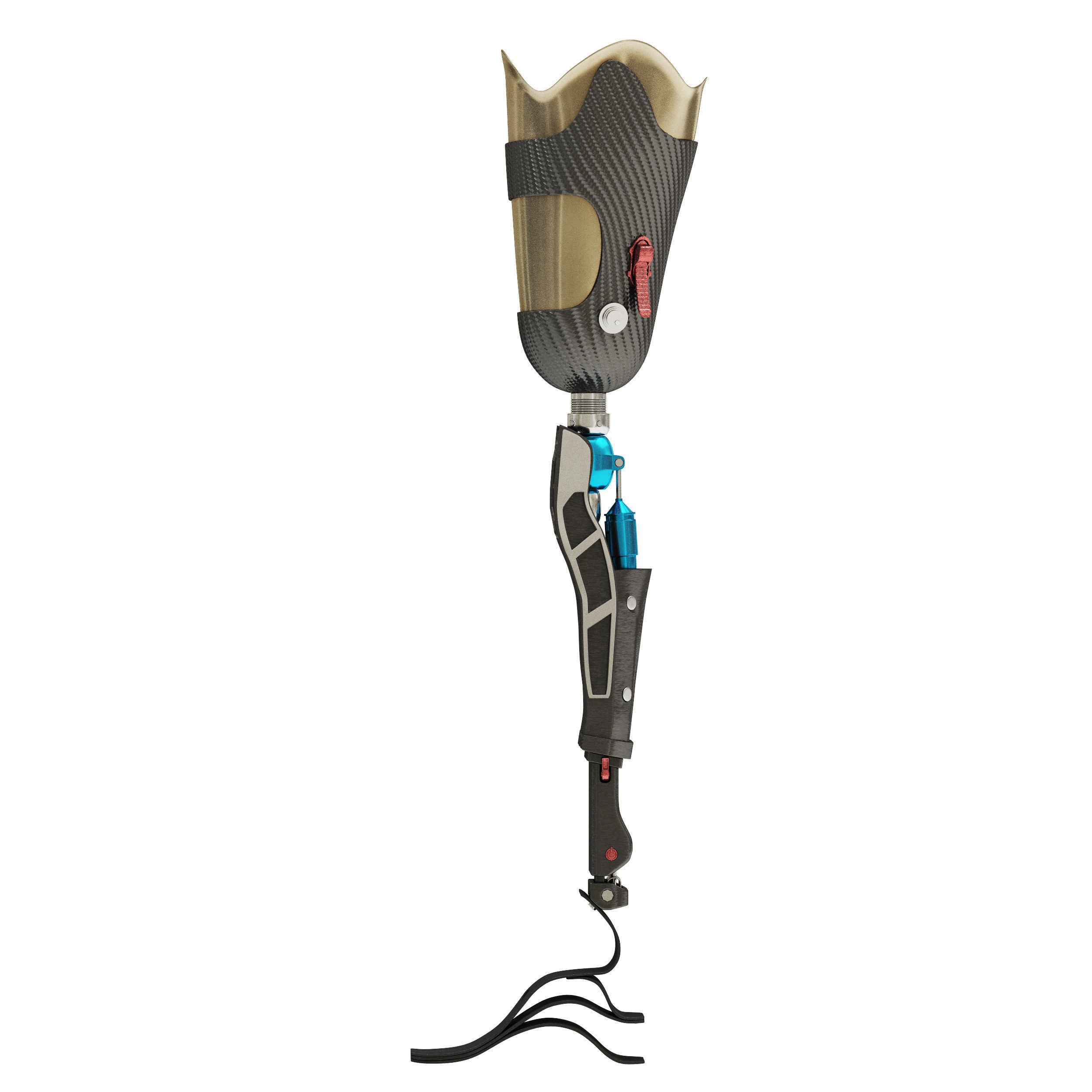 Prosthetic Leg 3D model_6