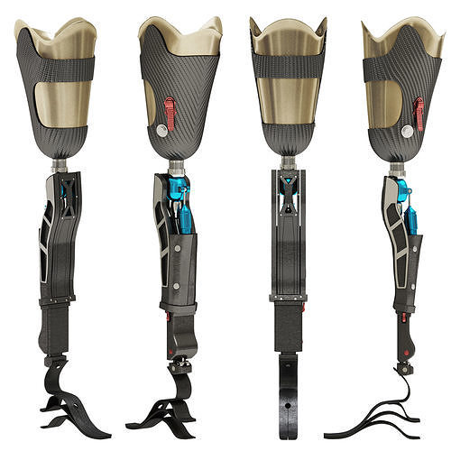 Prosthetic Leg 3D model