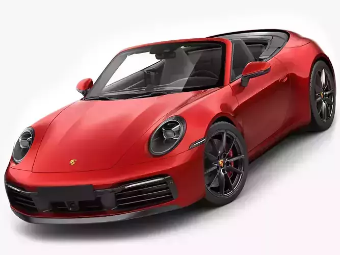 Porsche 911 992 Cabriolet 2019 3D model