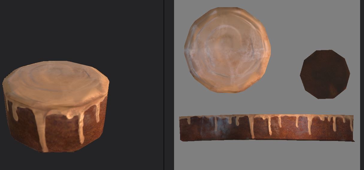 Low Poly Cake Pack Low-poly 3D model_7