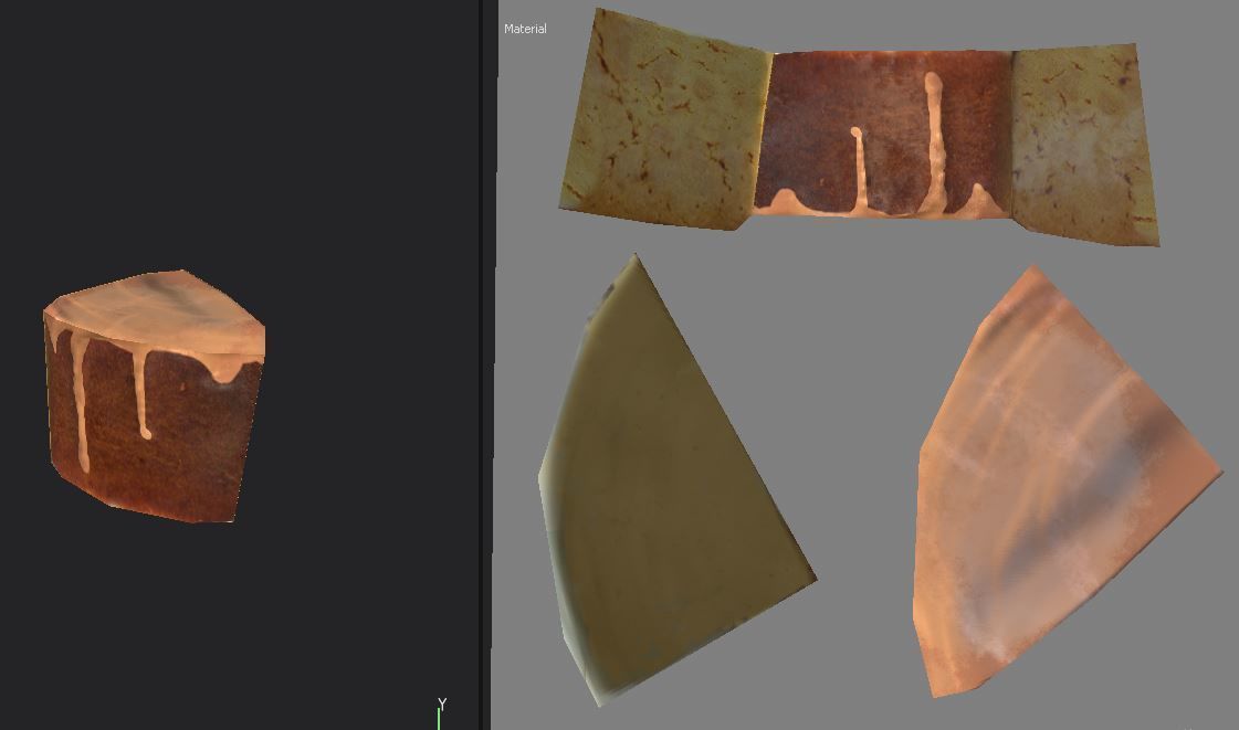 Low Poly Cake Pack Low-poly 3D model_6