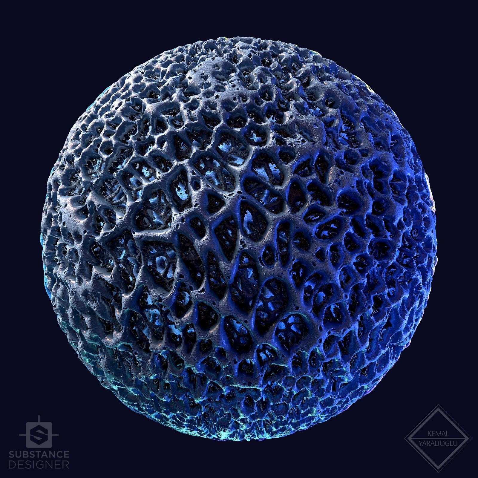 Alien Webbing - Substance Designer Texture_3