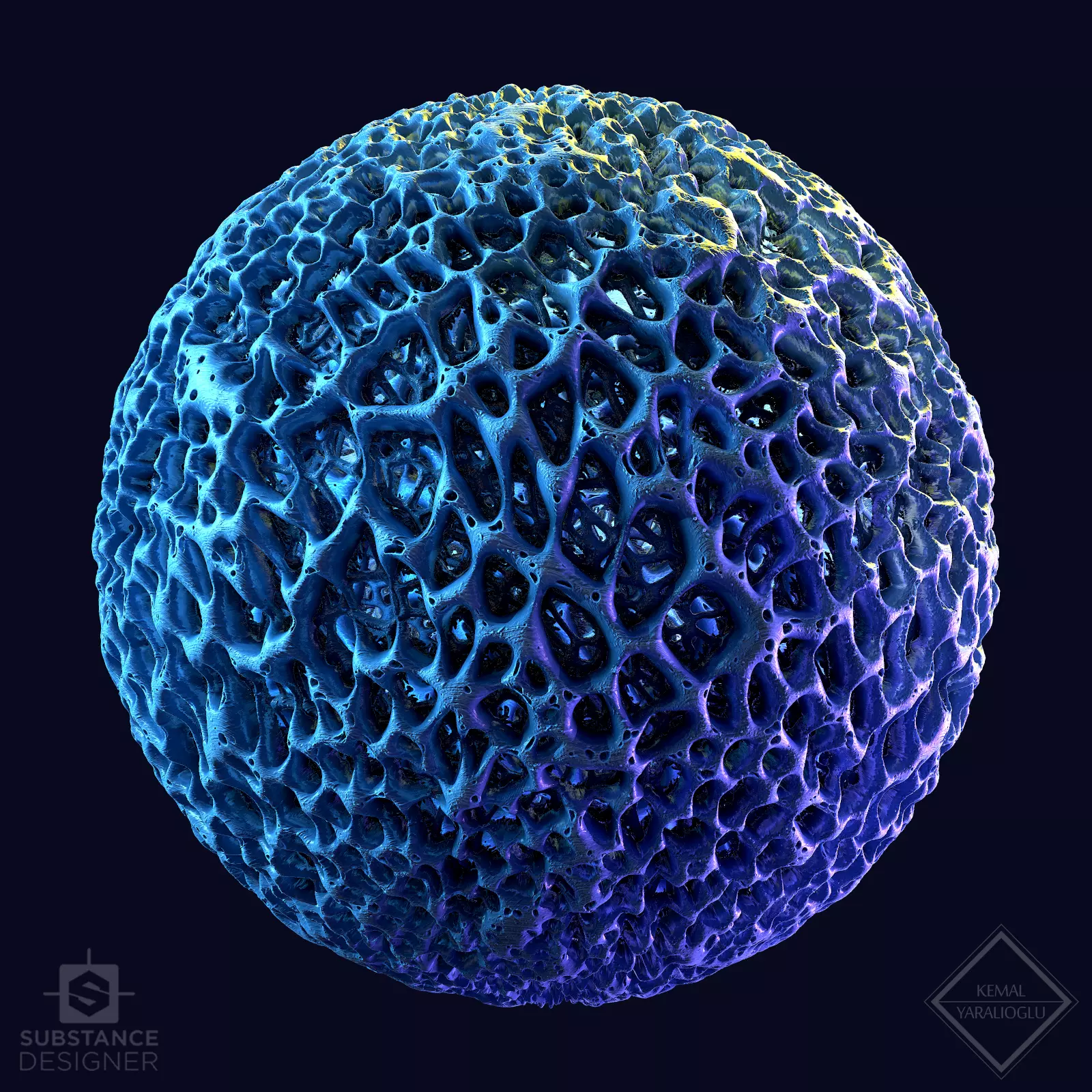 Alien Webbing - Substance Designer Texture_0