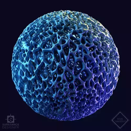 Alien Webbing - Substance Designer Texture