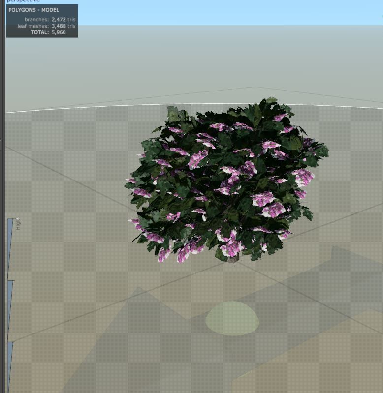 Low Poly Vegetation Pack Low-poly 3D model_8