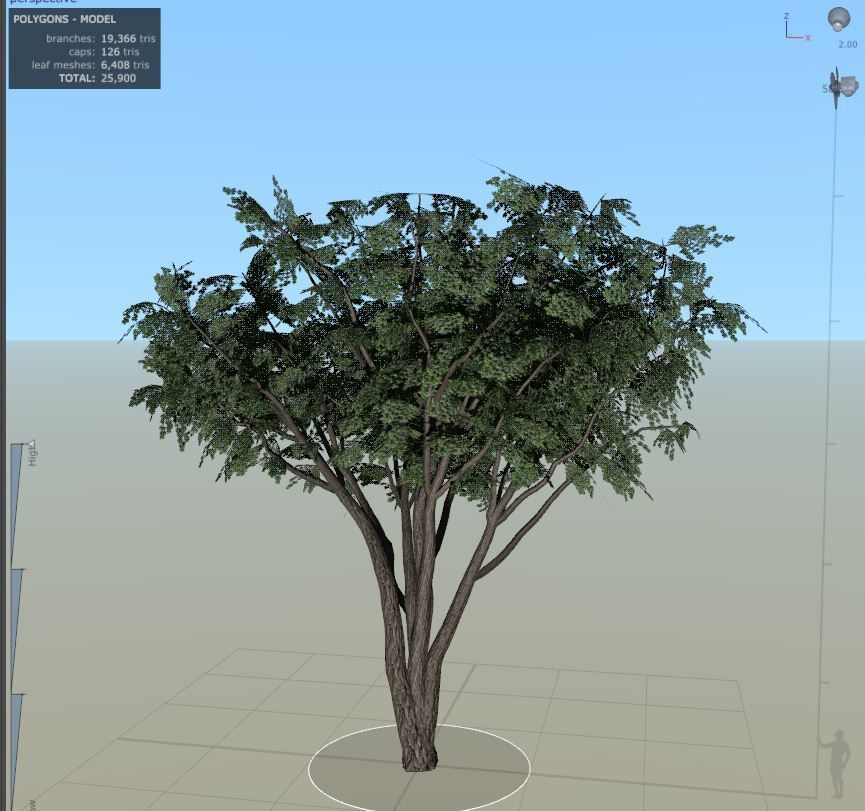 Low Poly Vegetation Pack Low-poly 3D model_3