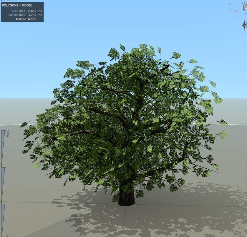 Low Poly Vegetation Pack Low-poly 3D model_6