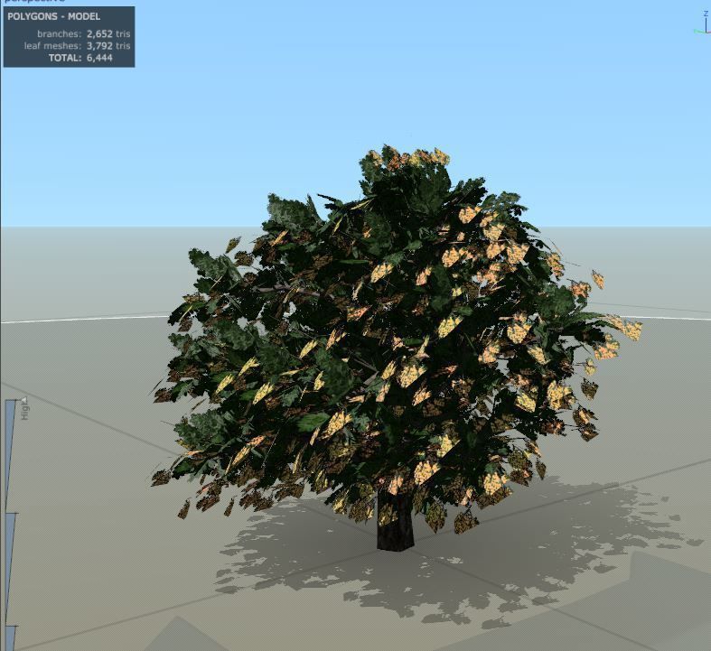 Low Poly Vegetation Pack Low-poly 3D model_10