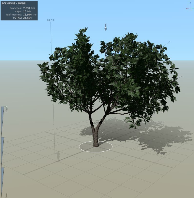 Low Poly Vegetation Pack Low-poly 3D model_4