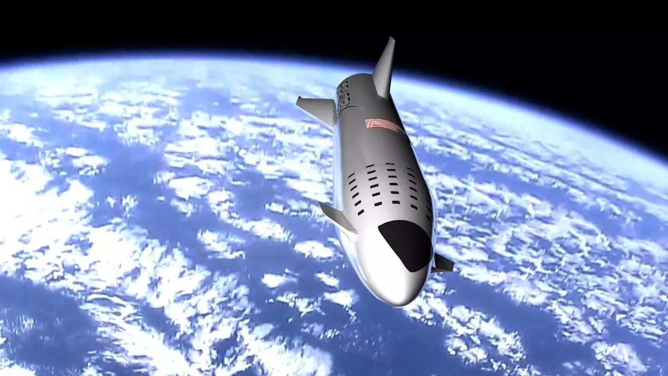 Starship eclipx rocket 3D model