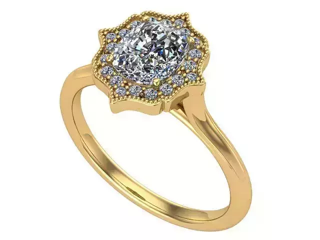 Briliant style ring 