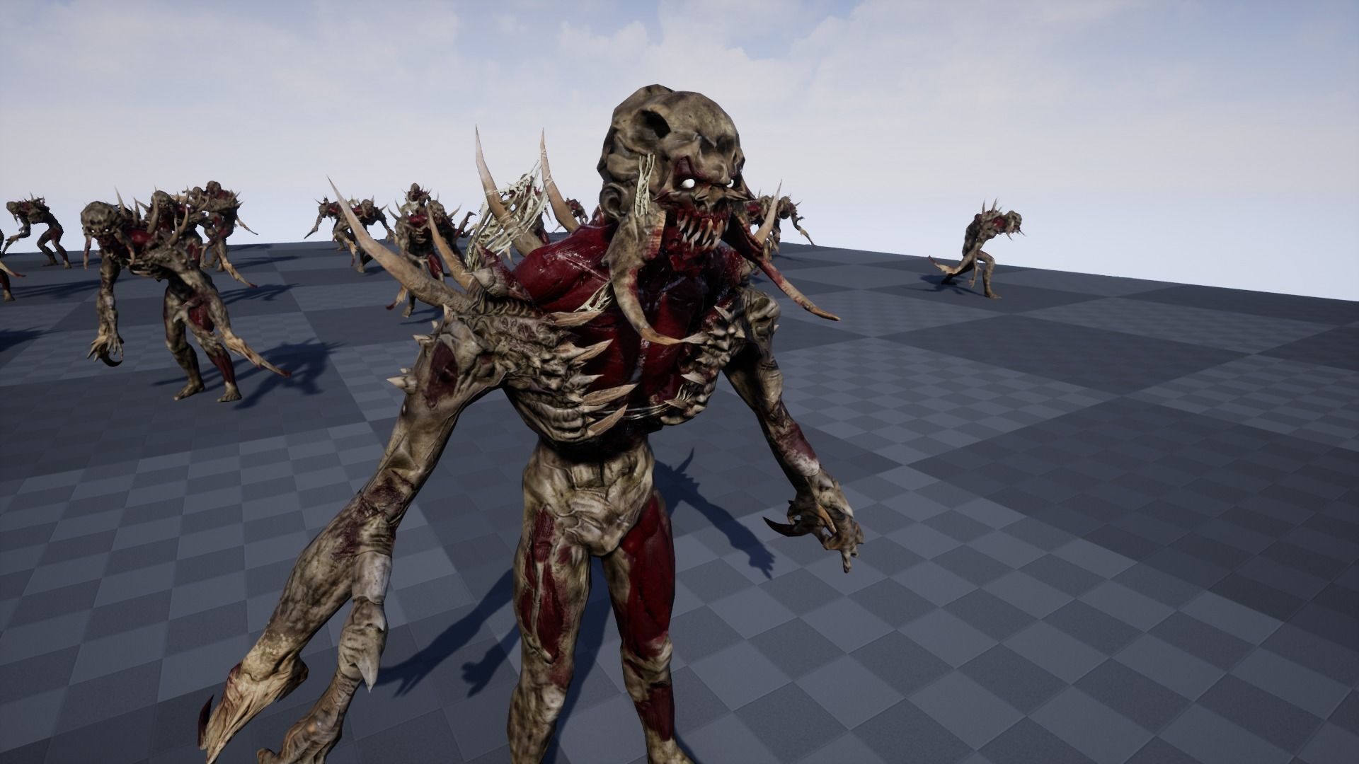 Mutant6 demon Low-poly 3D model_17