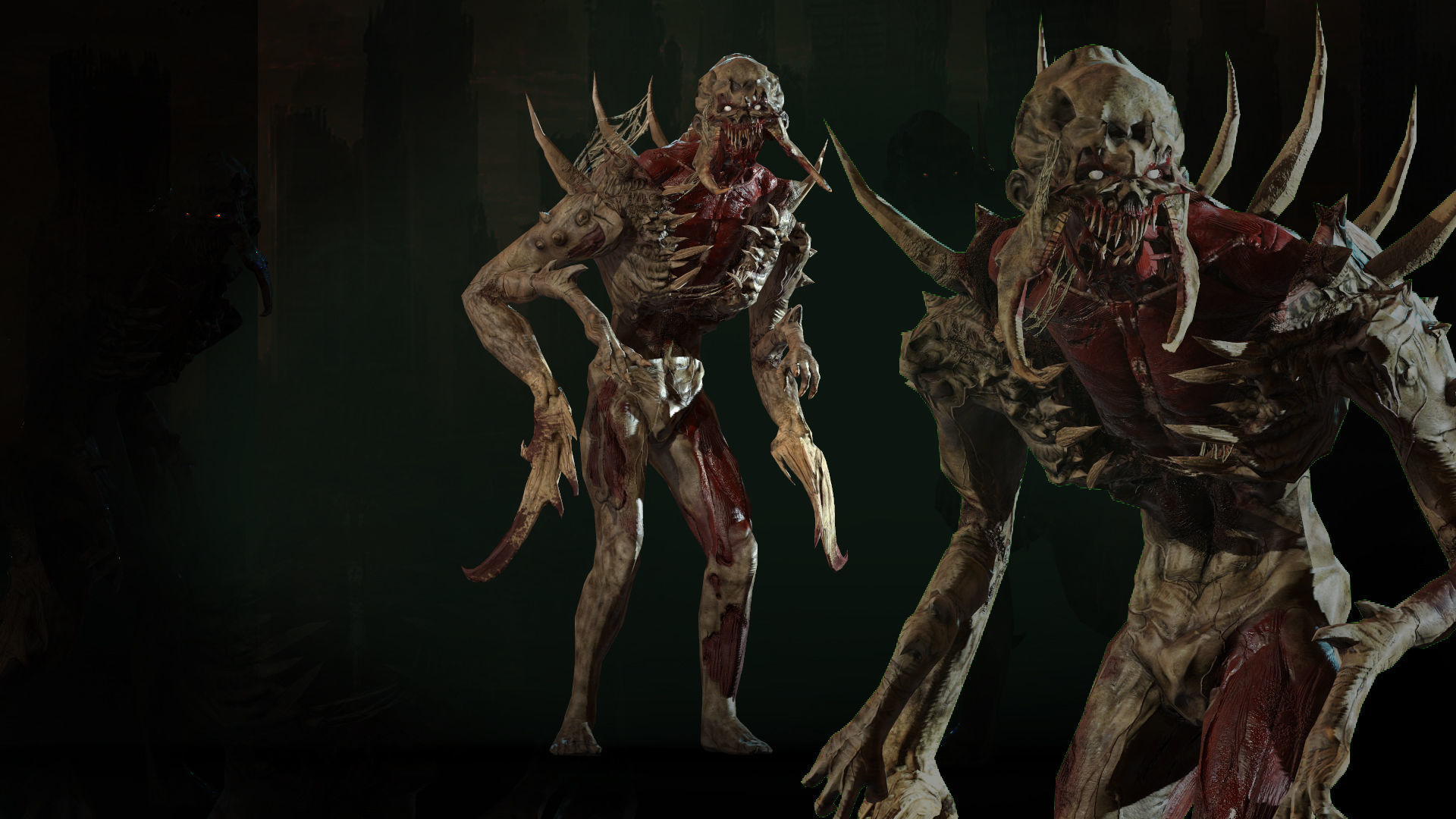 Mutant6 demon Low-poly 3D model_10