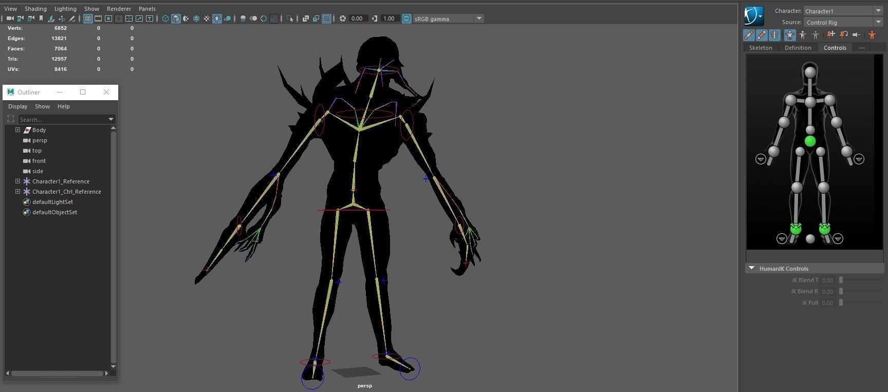 Mutant6 demon Low-poly 3D model_25