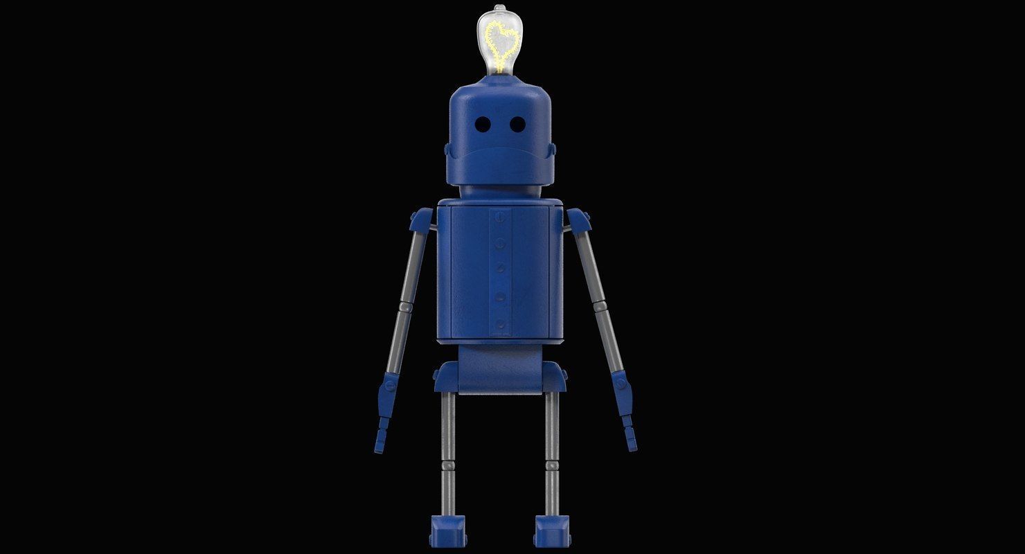 Enamored robot 3D model_7