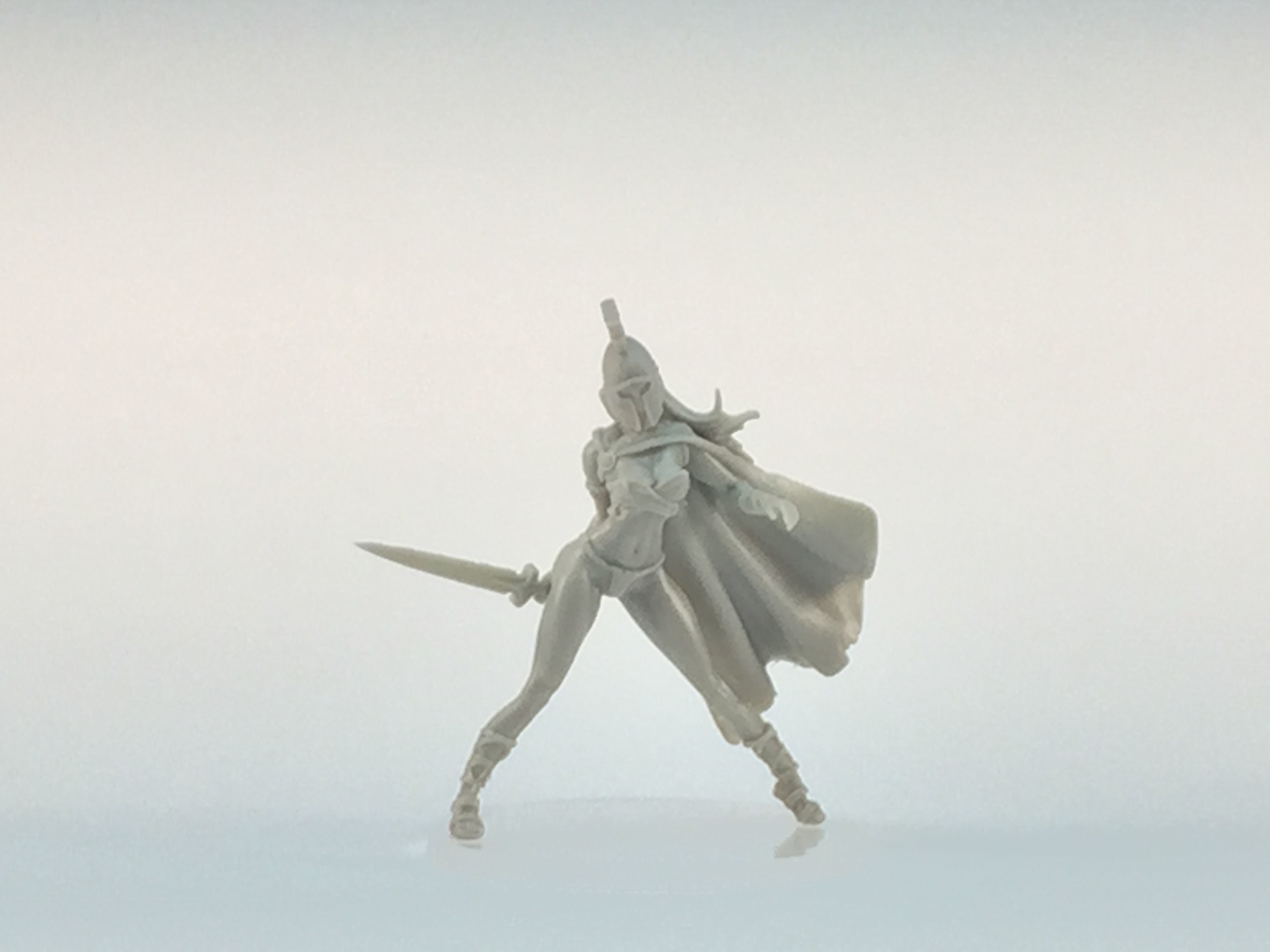 Spartan woman 35mm scale  - Leda 3D print model_13