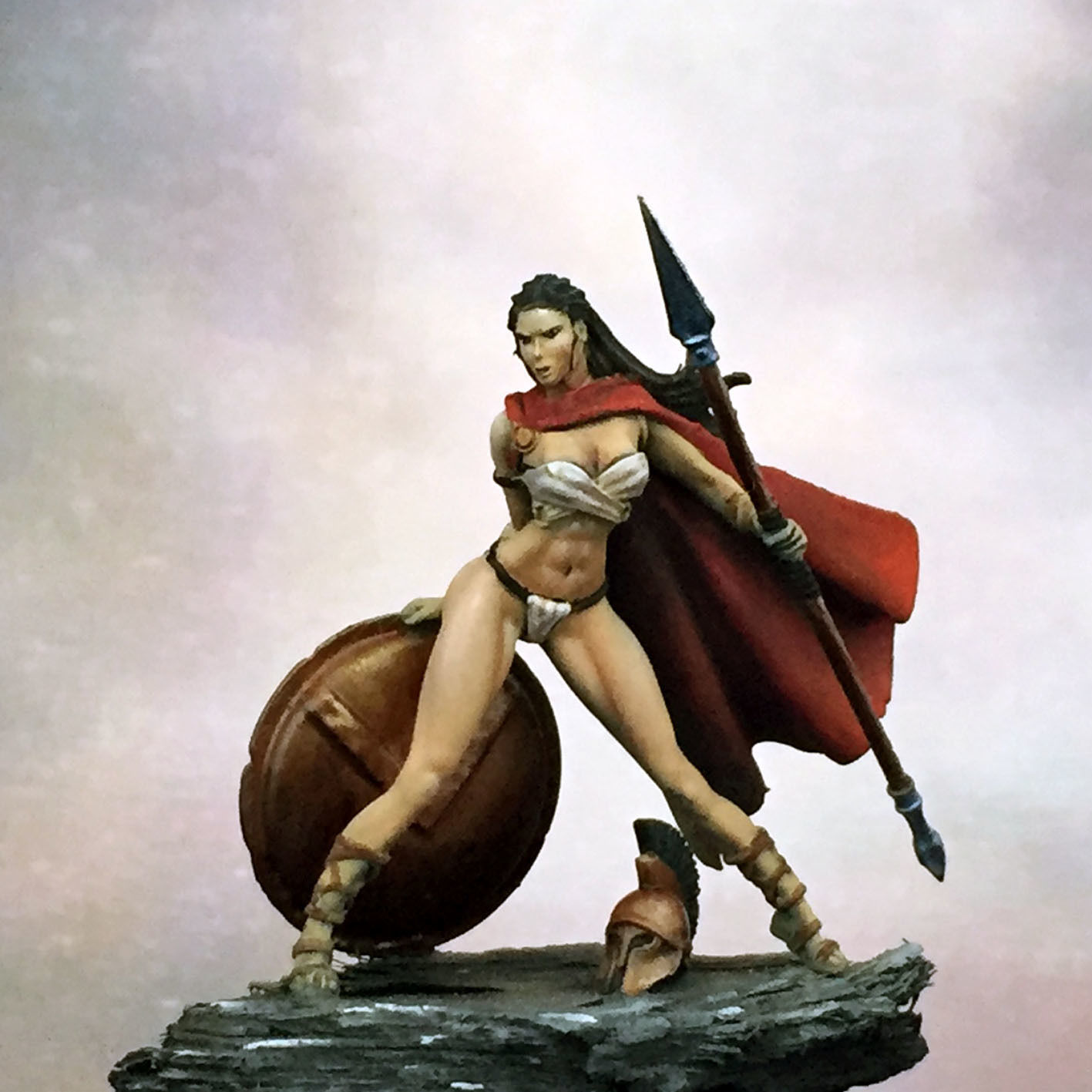 Spartan woman 35mm scale  - Leda 3D print model_8