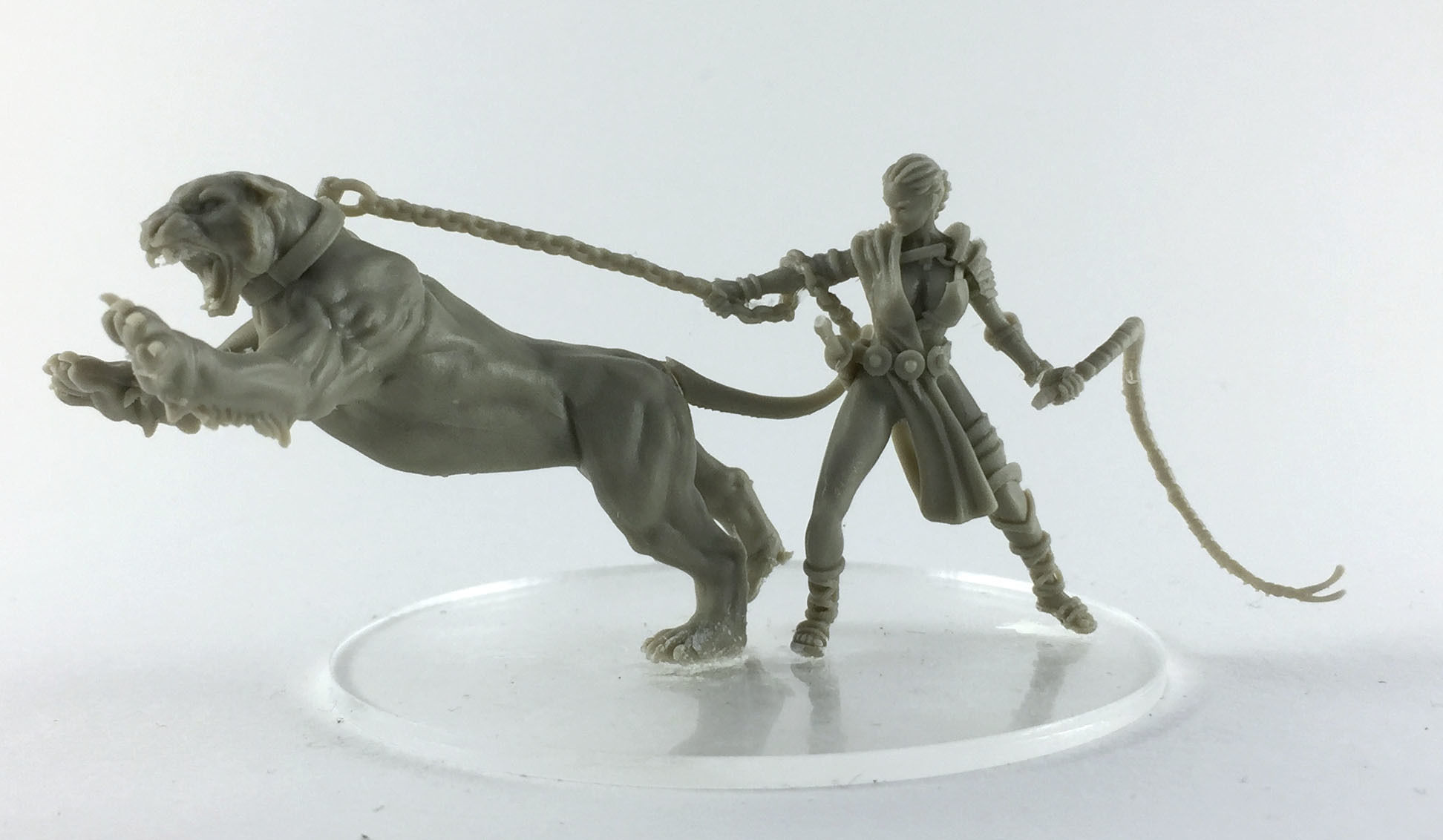 Lioness handler 35mm scale 3D print model_17