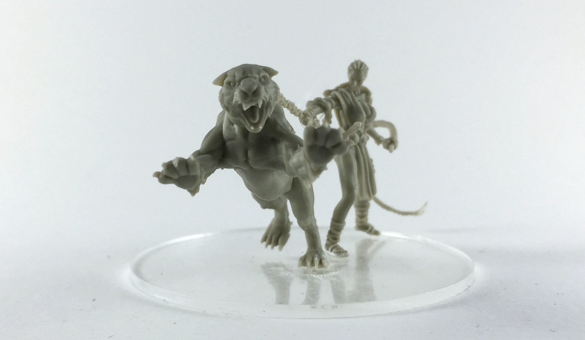 Lioness handler 35mm scale 3D print model_20