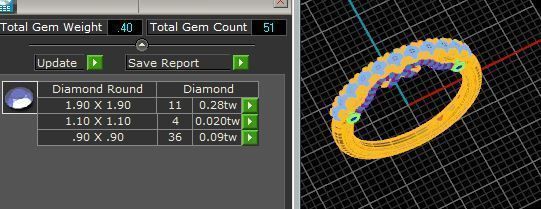 Tacori style band  3D print model_4