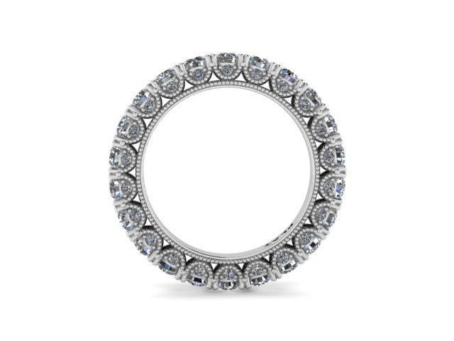 Tacori three side diamonds  3D print model_2
